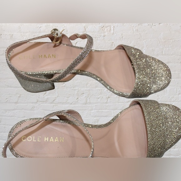 Cole Haan Gold Sandals - Picture 4 of 6